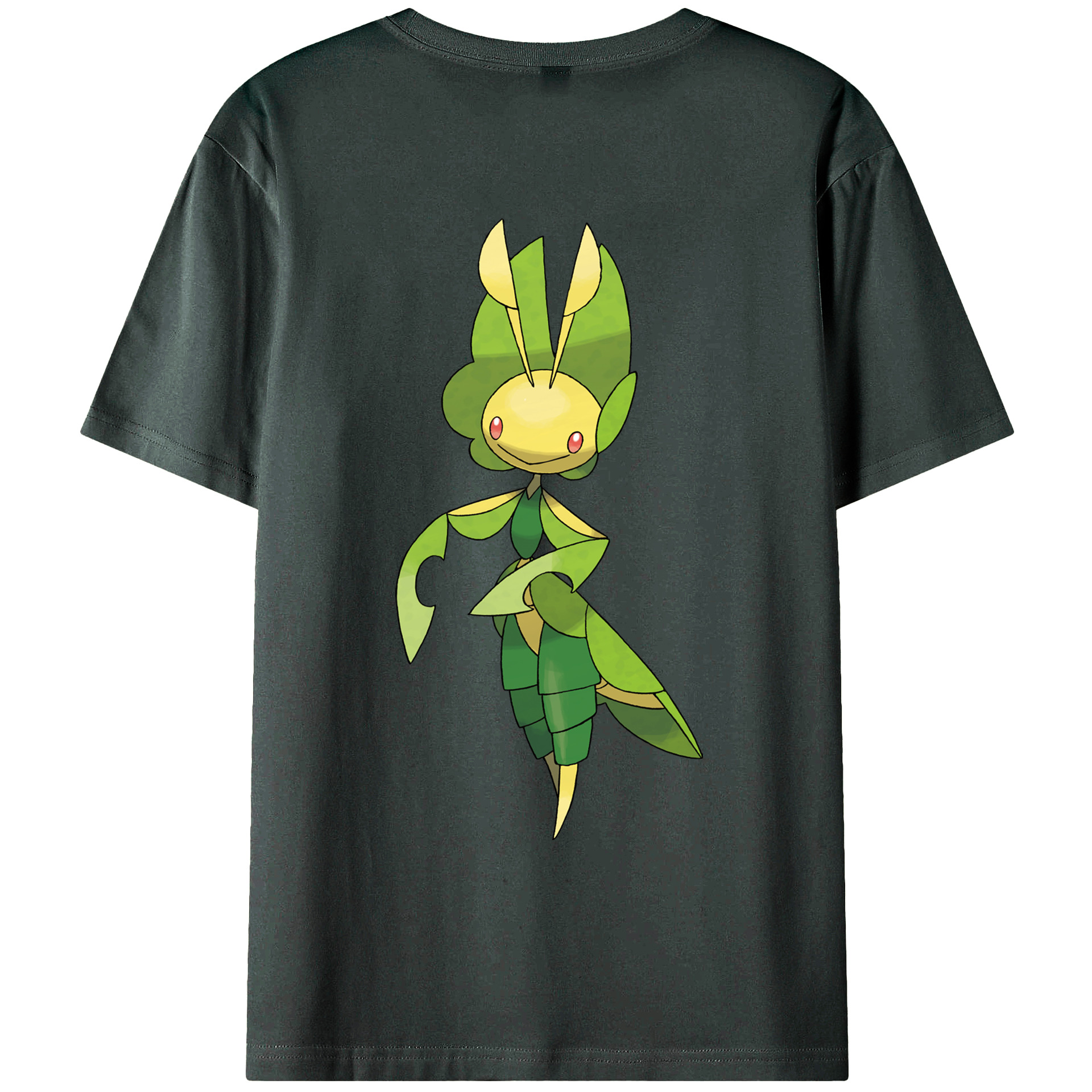 （画像用） ポケットモンスター Pokémon 綿100％ メンズ半袖Tシャツ（バックプリント） 通気性